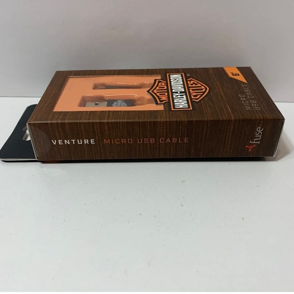 Harley Davidson Official Licensed Product 6’ Braided Micro USB Cable - Picture 3 of 5